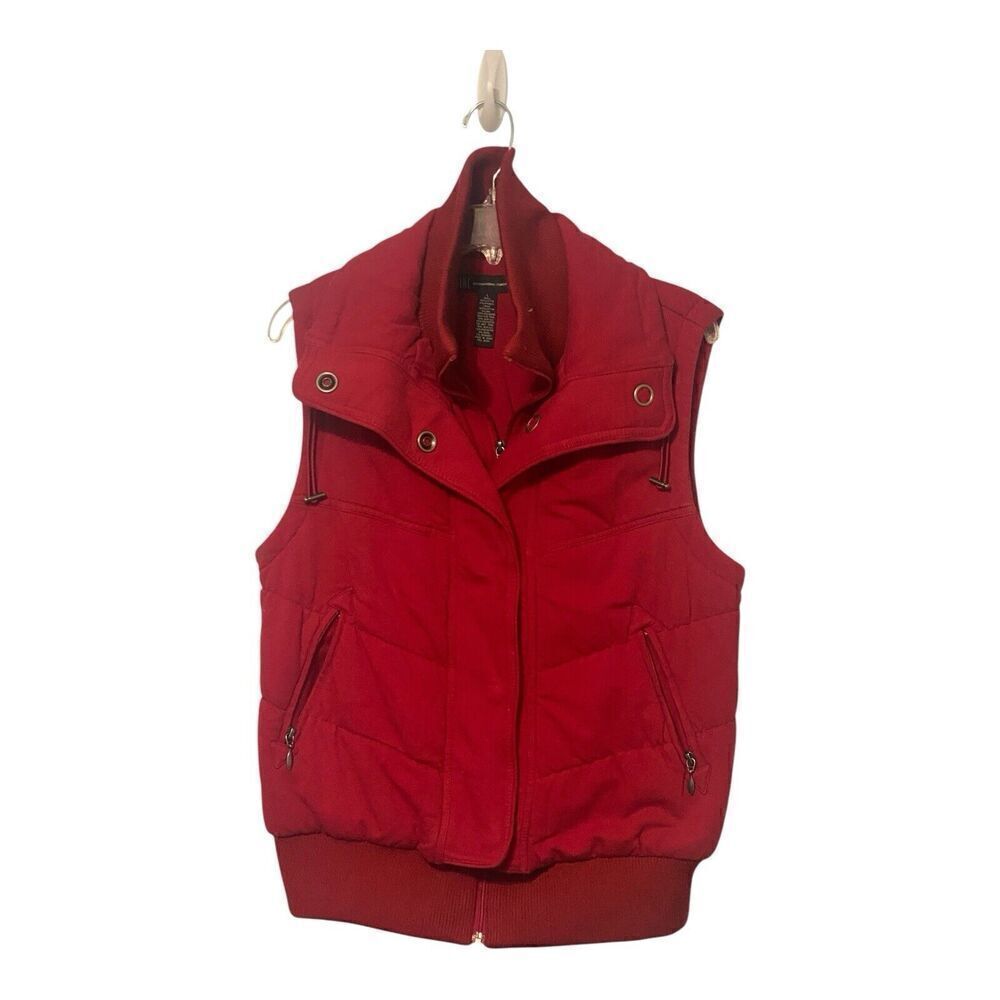INC International Concepts Women’s Large Red Vest
